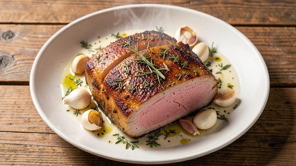 8-Lb Pork Tenderloin Recipe: Herb-Crusted Roast With Juicy Pink Center