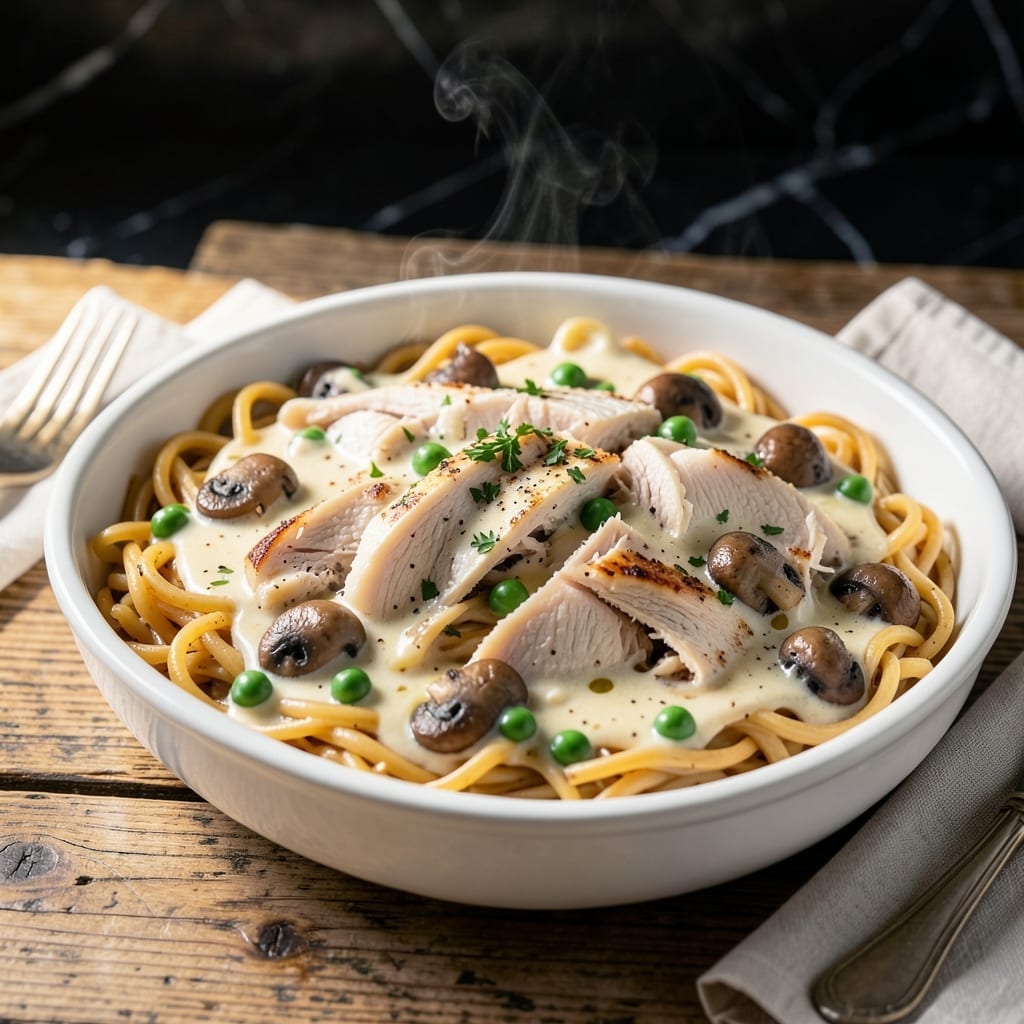 Crock Pot Turkey Tetrazzini Recipe: Hands-Off Creamy Pasta Delight Crock Pot Turkey Tetrazzini Recipe: Hands-Off Creamy Pasta Delight