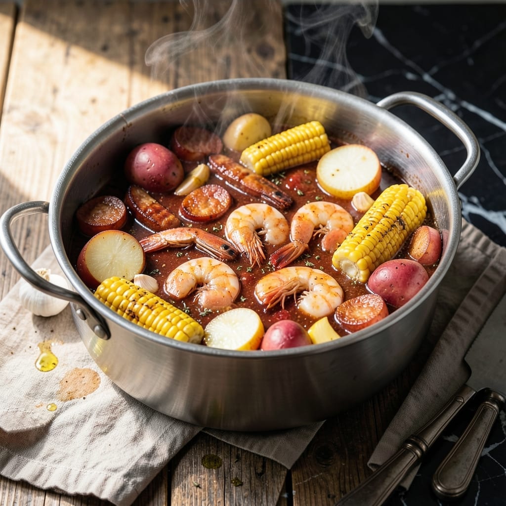 Cajun Boiling Pot Recipe: Spicy One-Pot Seafood Feast