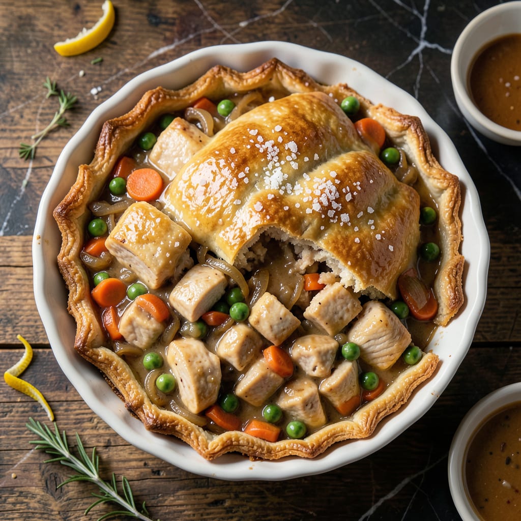 Chicken Pot Pie Recipe: Flaky Crust Over Savory Filling detailed visual guide