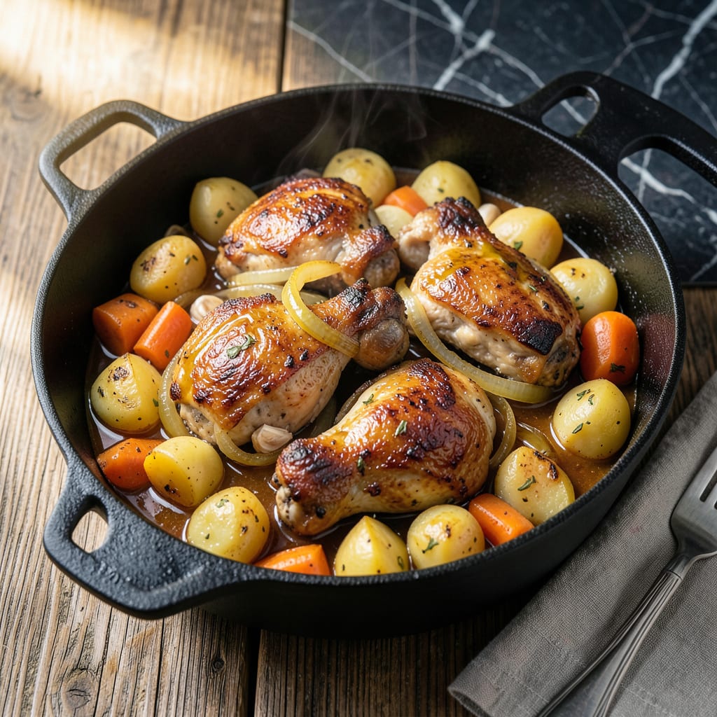 Complete Chicken Pot Recipe: Hearty One Pot Family Feast overview image