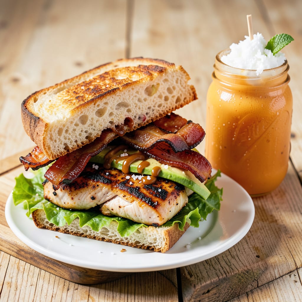 Chipotle Chicken Club Tropical Smoothie Recipe: Creamy Spice Meets Sweet Escape