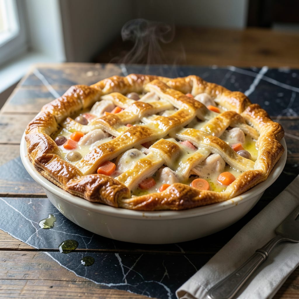 chocken pot pie recipe detailed visual guide