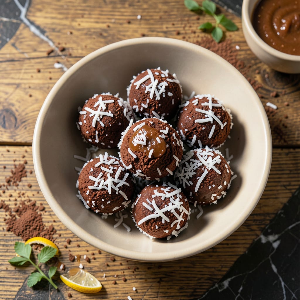 Complete Chocolate Coconut Fat Bombs Recipe: Keto Friendly Energy Bites overview image