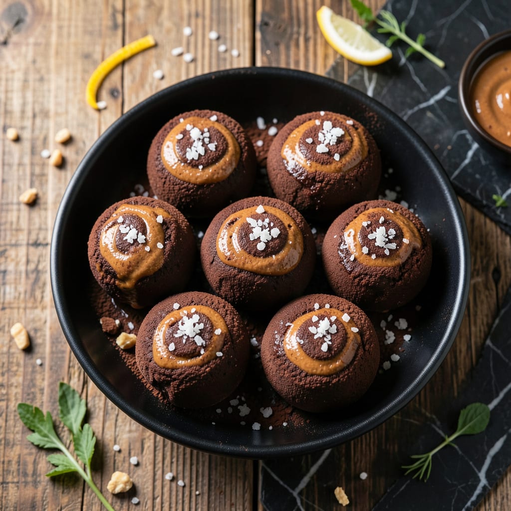 Chocolate Peanut Butter Fat Bomb Recipe: Keto Friendly Energy Bites illustration with key details