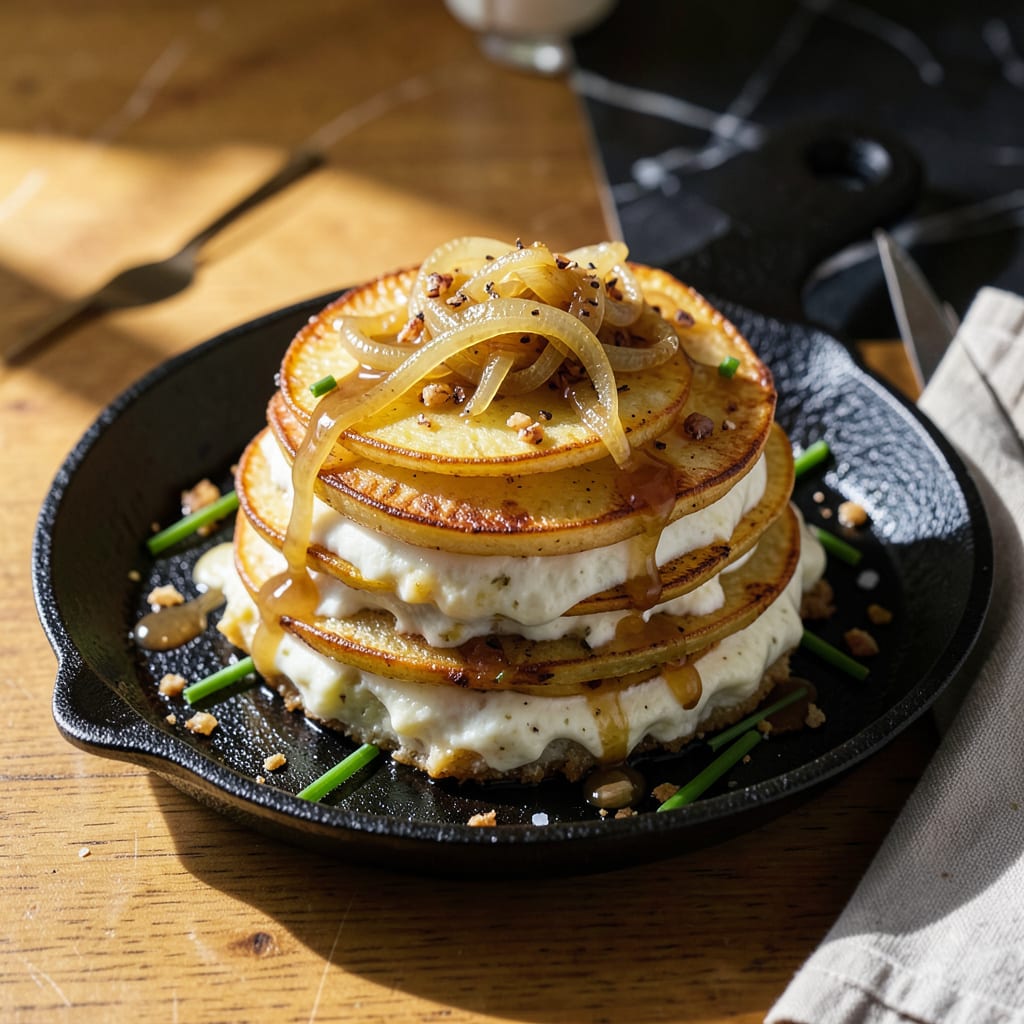Visual representation of Cook’s Country Delmonico Potatoes Recipe: Crispy Topped Creamy Comfort