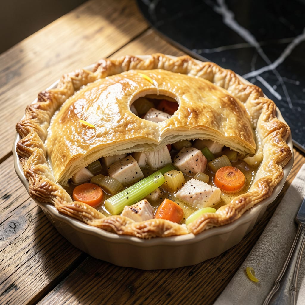 Costco Chicken Pot Pie Recipe: Flaky Crust and Creamy Filling Dupe detailed visual guide