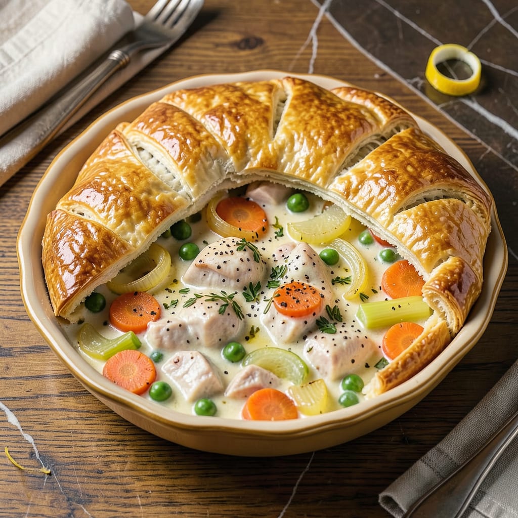 Complete cracker barrel chicken pot pie recipe overview image