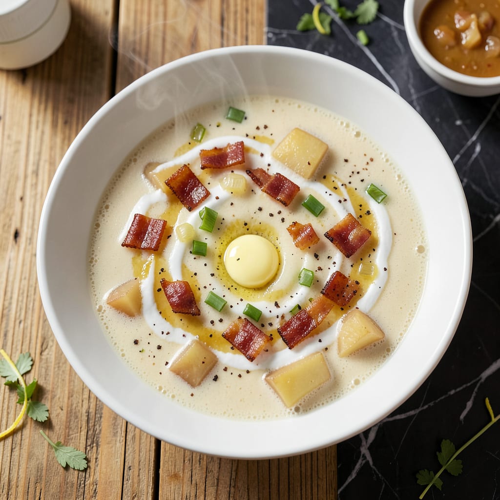 Comprehensive Cracker Barrel Potato Soup Recipe: Creamy Comfort in Every Spoonful visual reference
