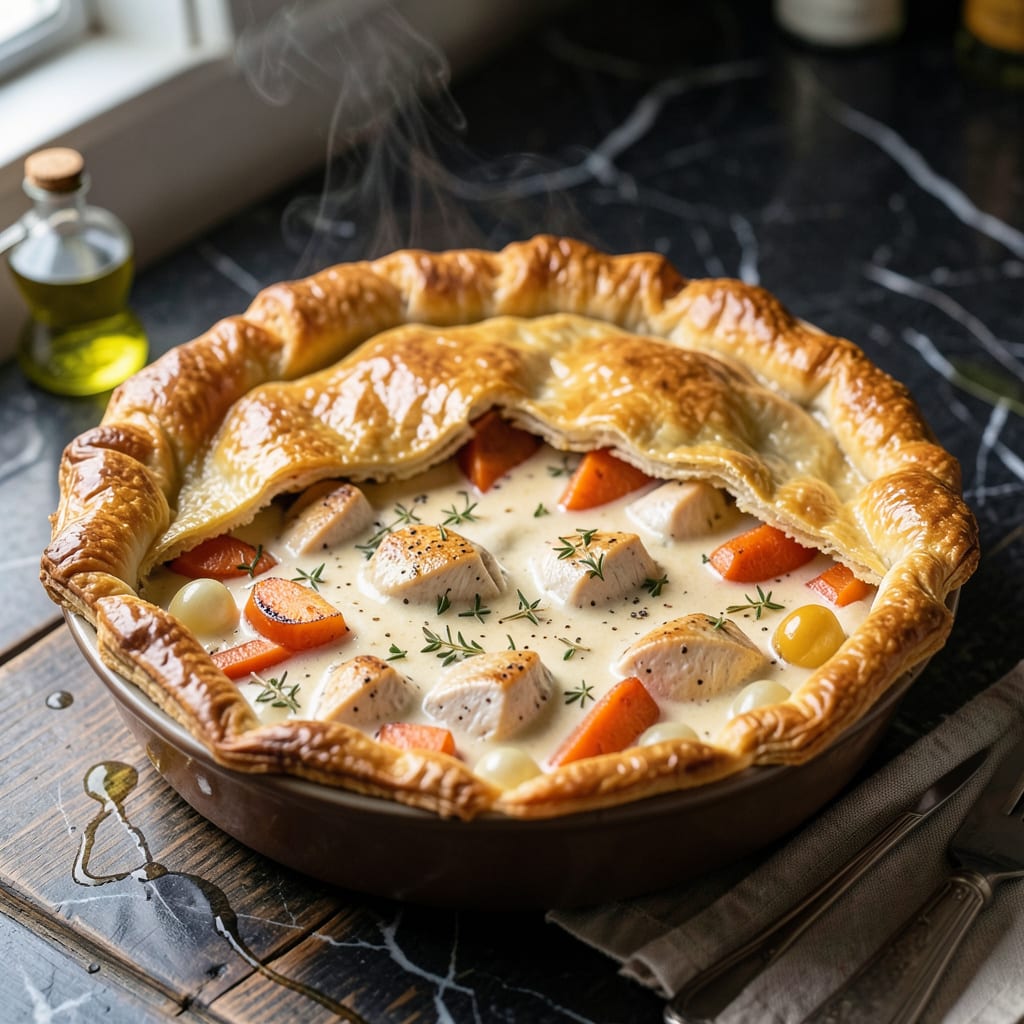Creamy Pot Pie Recipe: Buttery Crust Over Rich Filling detailed visual guide