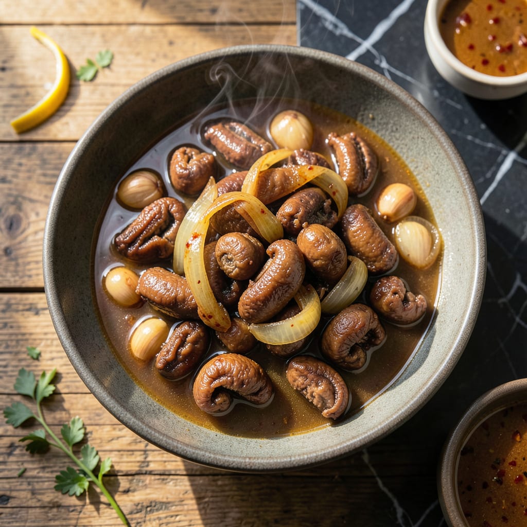 Crock Pot Chitterlings Recipe: Slow Cooked Southern Tradition example with annotations