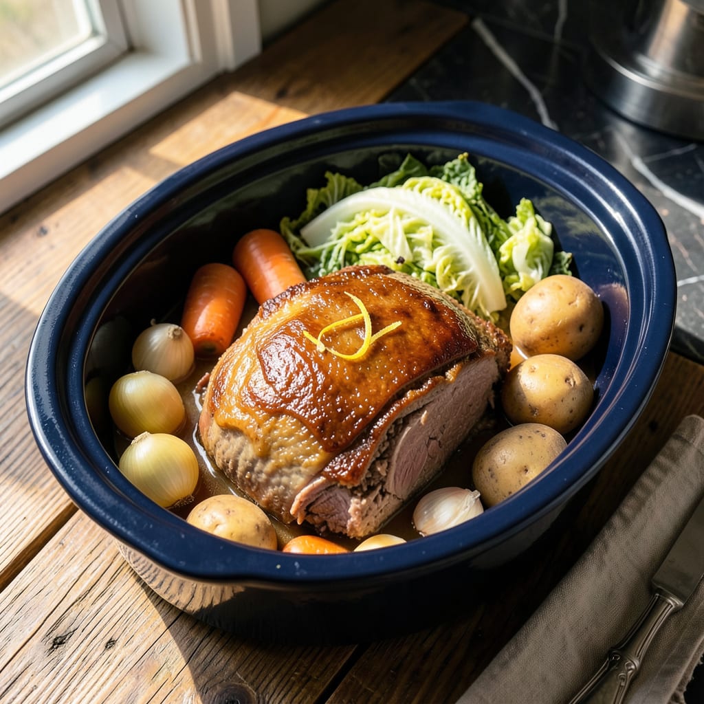 Comprehensive Crock Pot Corned Beef and Cabbage Recipe: Fall Apart Tender for St. Patrick’s Day visual reference