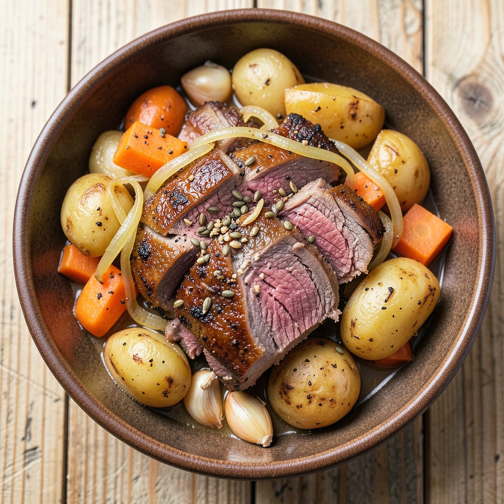 crock pot corned beef brisket recipe example with annotations