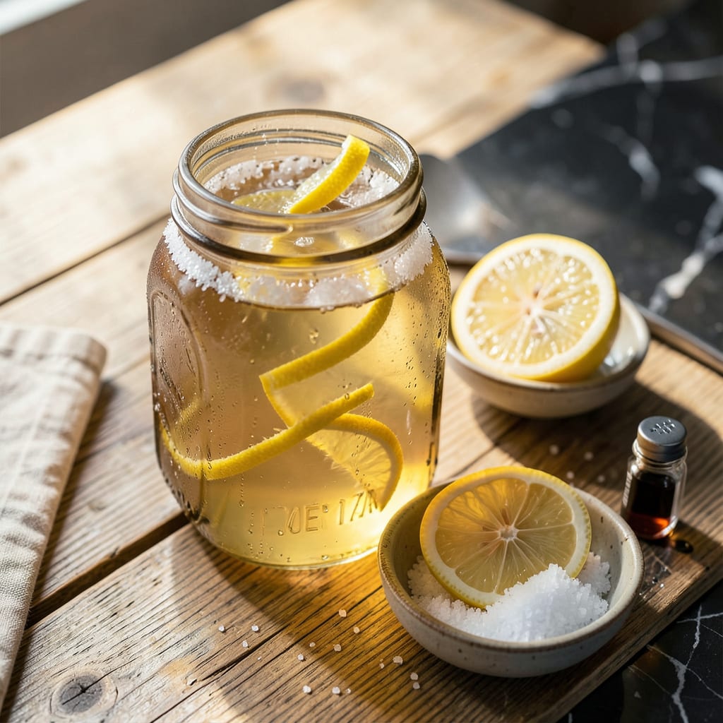 Crock Pot Lemonade Moonshine Recipe: Sweet and Tangy Batch for Parties example with annotations
