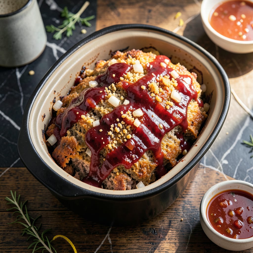 Crock Pot Meatloaf Recipe: Slow Cooked Savory Comfort example with annotations