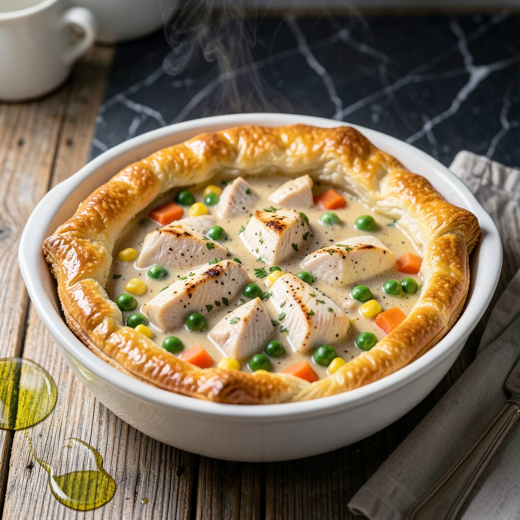 Complete crock pot pot pie recipe overview image