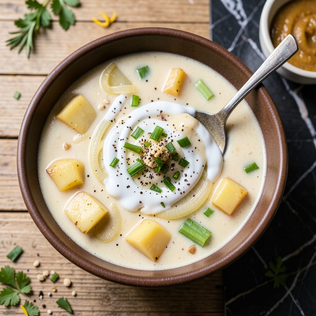Crock Pot Potato Soup Recipe: Creamy Comfort With Zero Effort example with annotations