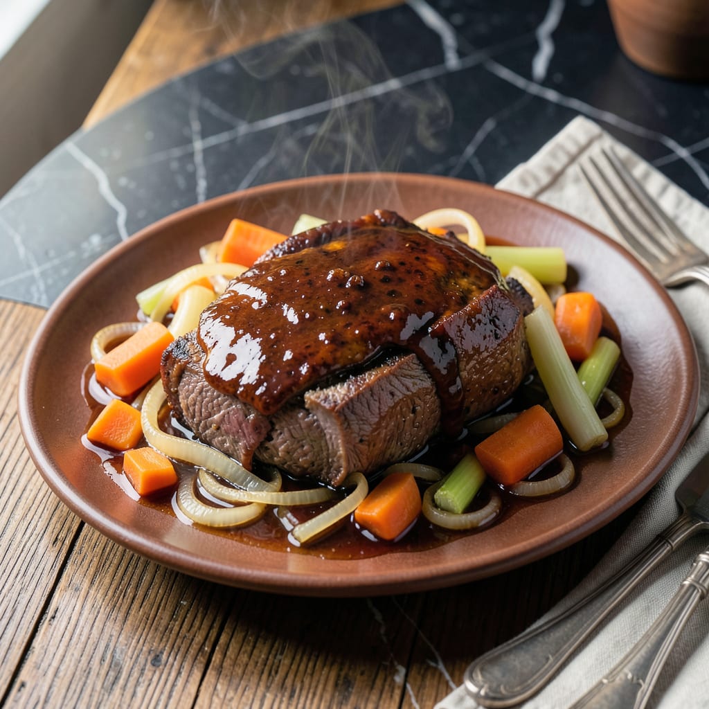 Comprehensive crock pot sauerbraten pot roast recipe visual reference