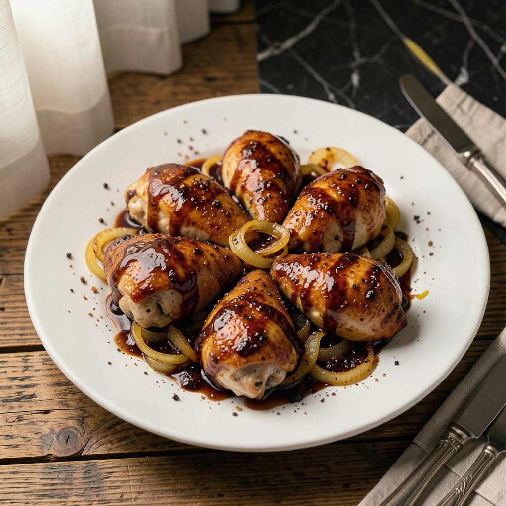 crockpot bbq chicken recipe example with annotations