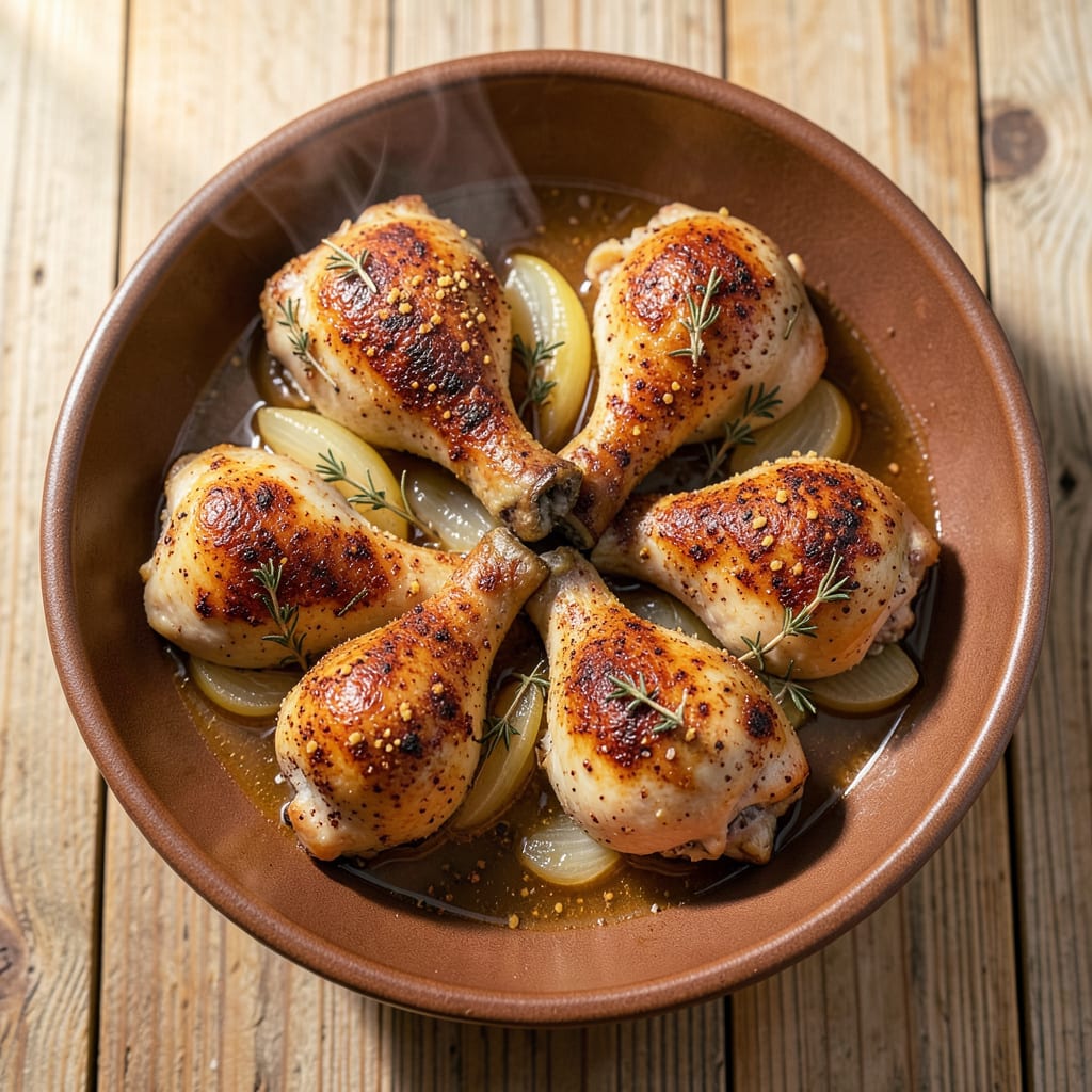 Comprehensive crockpot chicken leg recipe visual reference
