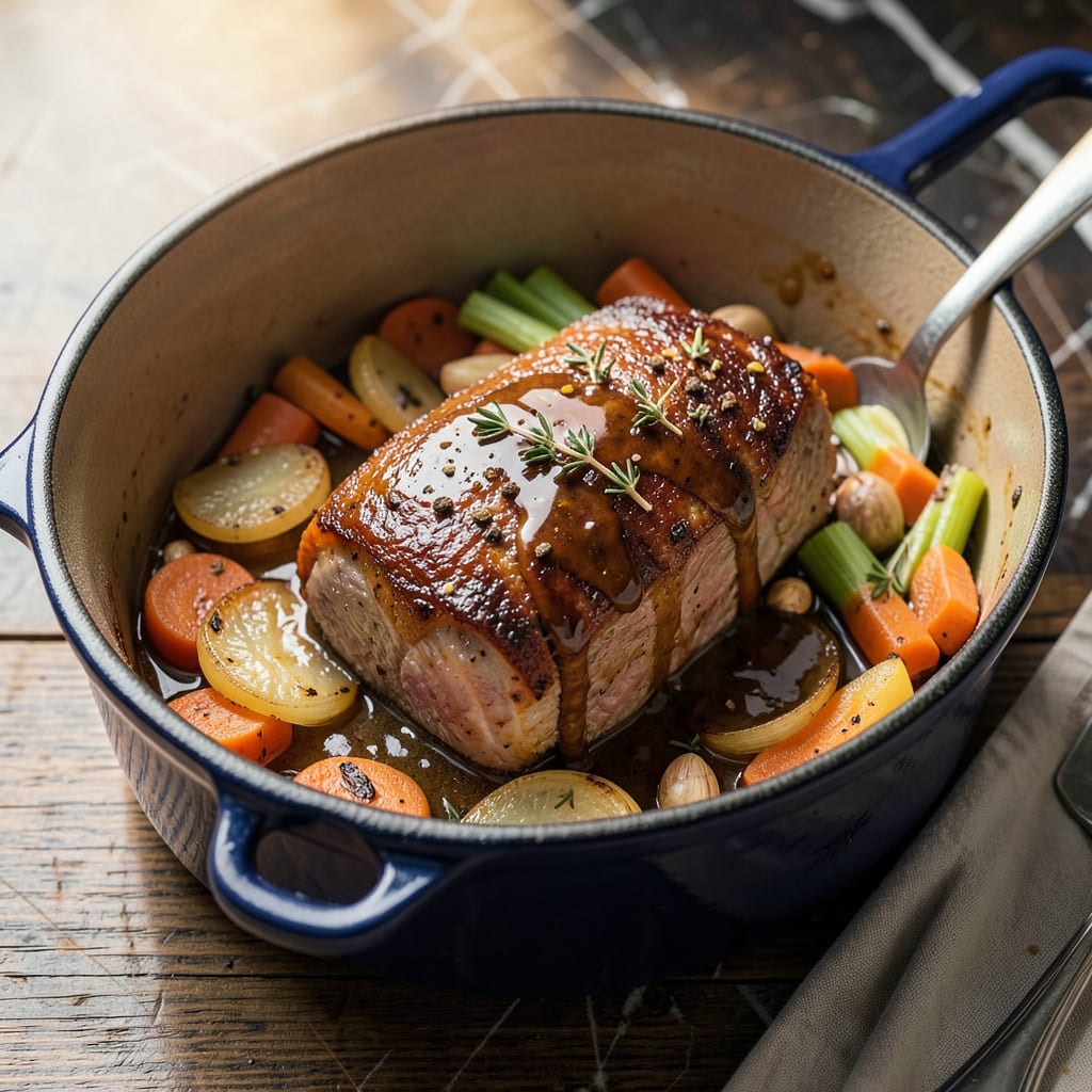 Complete crockpot elk roast recipe overview image