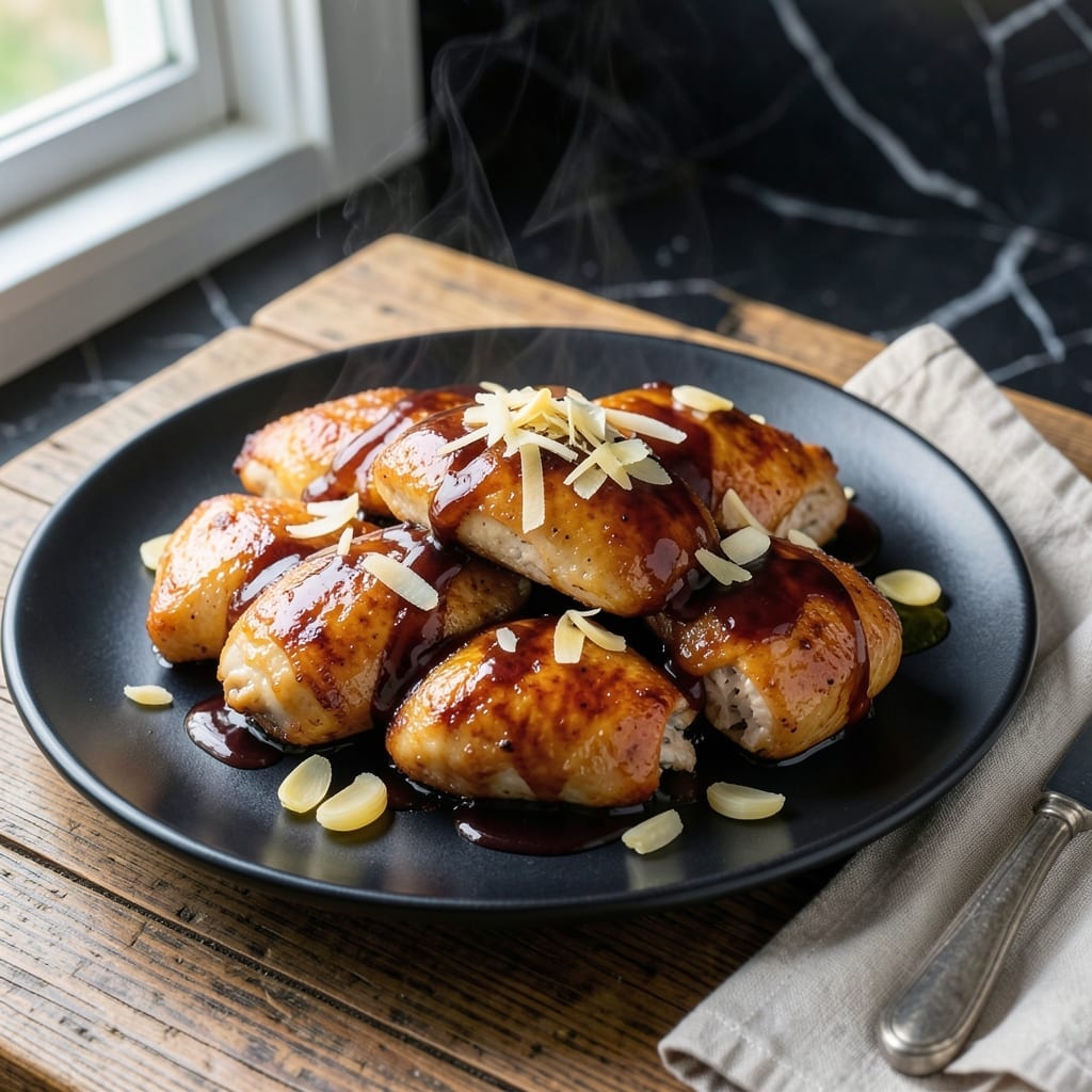 Crock Pot Bourbon Chicken Recipe: Caramelized Glaze With Garlic and Ginger
