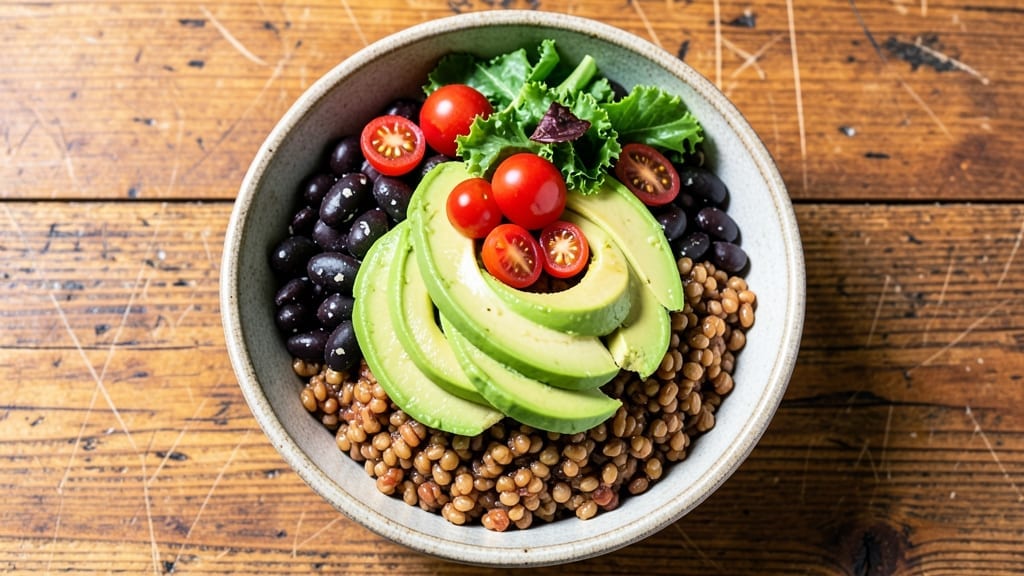 54th Street Power Grain Bowl Recipe: Smoky Black Bean and Avocado Crunch