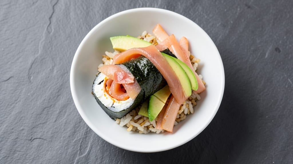 49er Roll Sushi Recipe: Inside-Out Cream Cheese & Smoked Salmon Twist