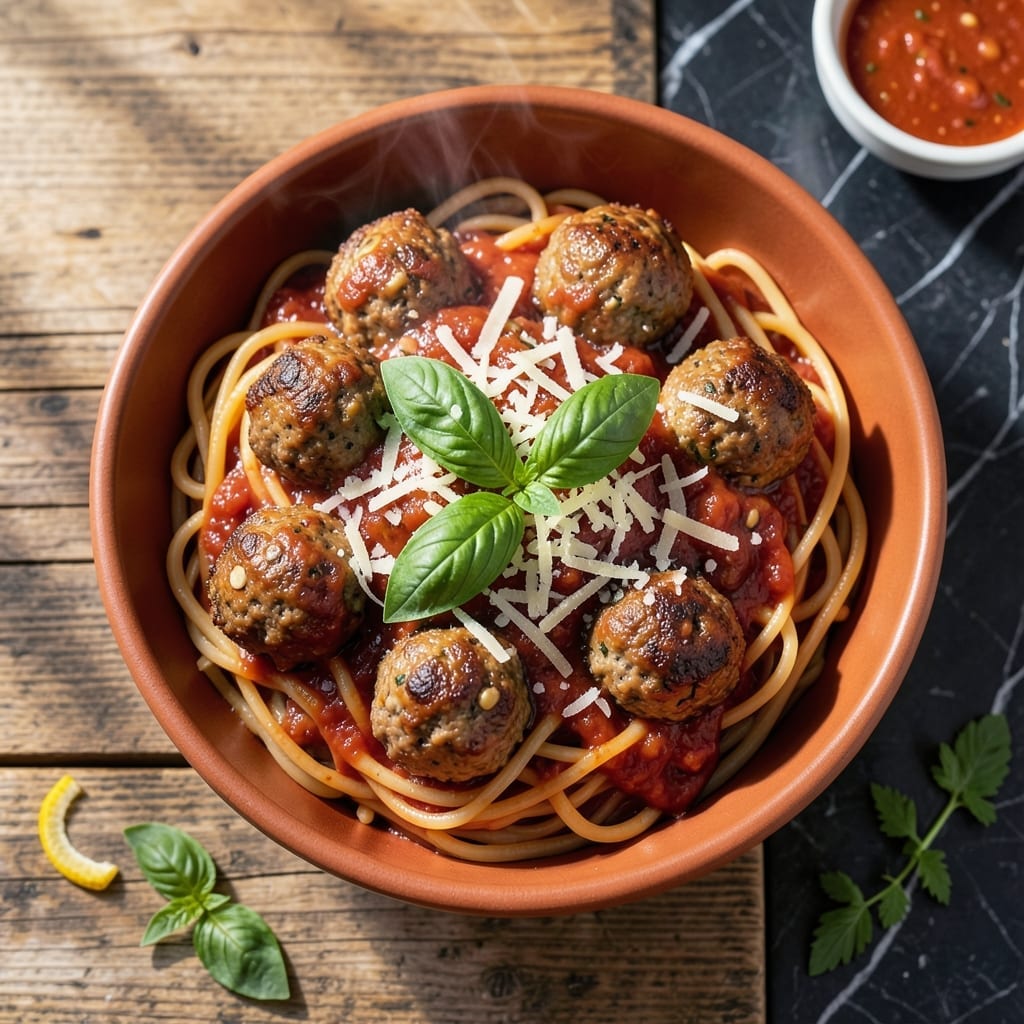 Spaghetti and Meatballs Crock Pot Recipe: Set-It-and-Forget-It Italian Feast