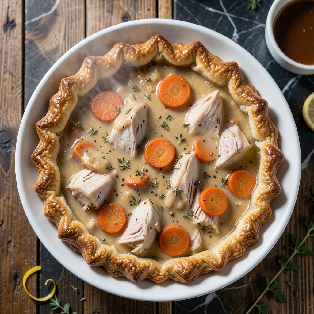 Ree Drummond's Turkey Pot Pie Recipe: Flaky Crust Over Creamy Comfort