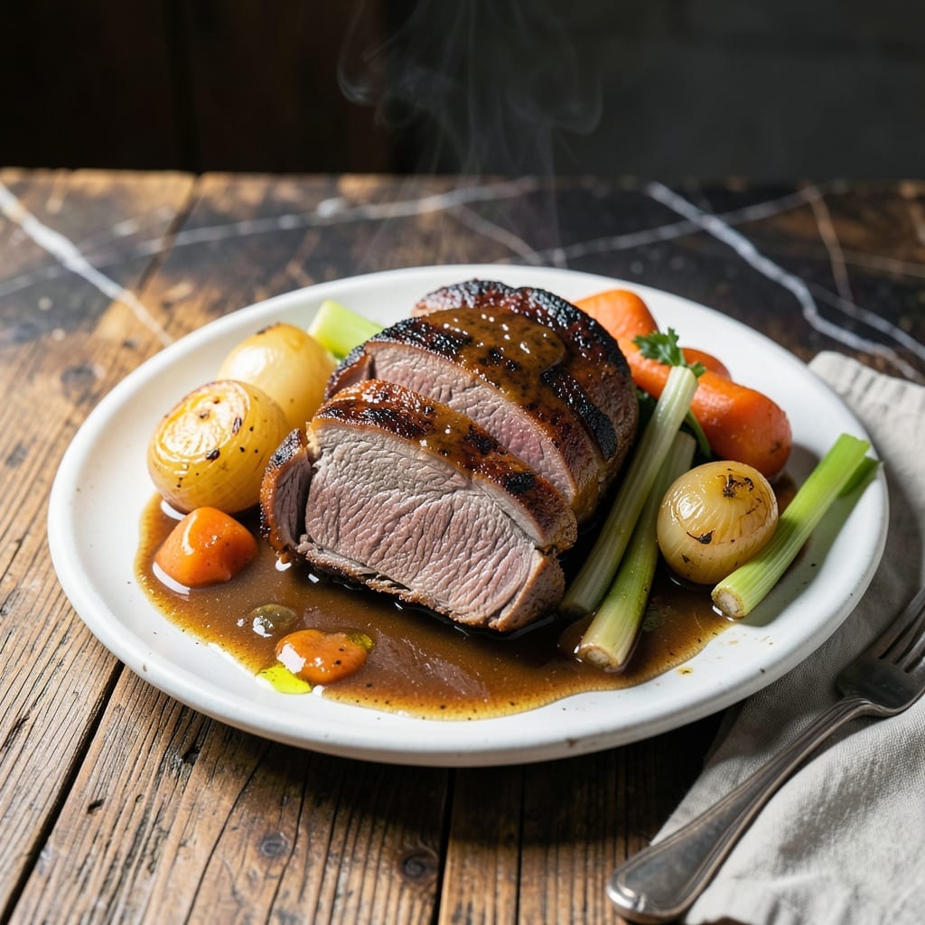 Pot Roast Recipe With Au Jus: Fall-Off-The-Bone Tenderness With Rich Gravy Pot Roast Recipe With Au Jus: Fall-Off-The-Bone Tenderness With Rich Gravy