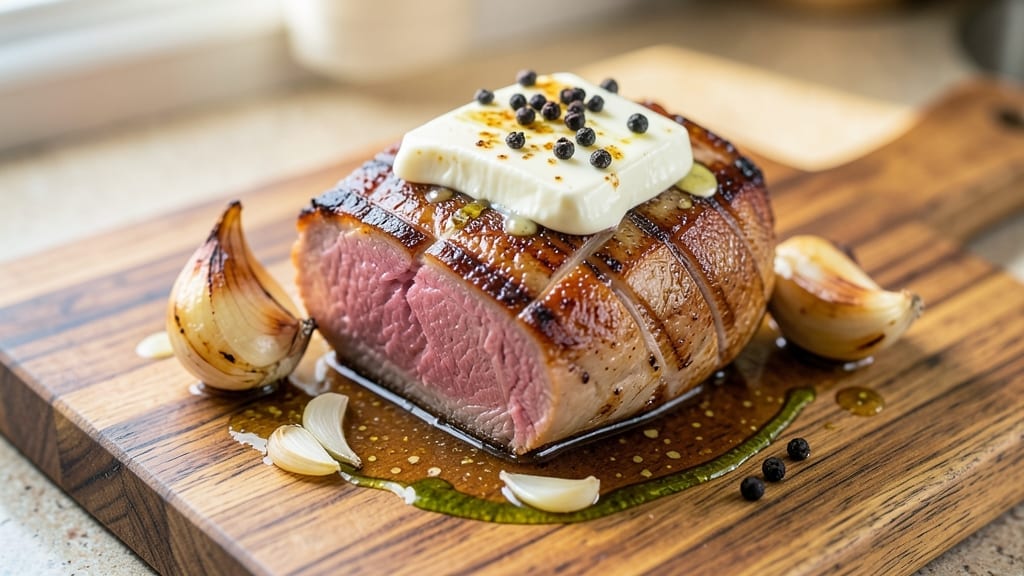 1.5-Pound Eye of Round Roast Recipe: Pan-Seared Crust With Juicy Pink Heart 1.5-Pound Eye of Round Roast Recipe: Pan-Seared Crust With Juicy Pink Heart