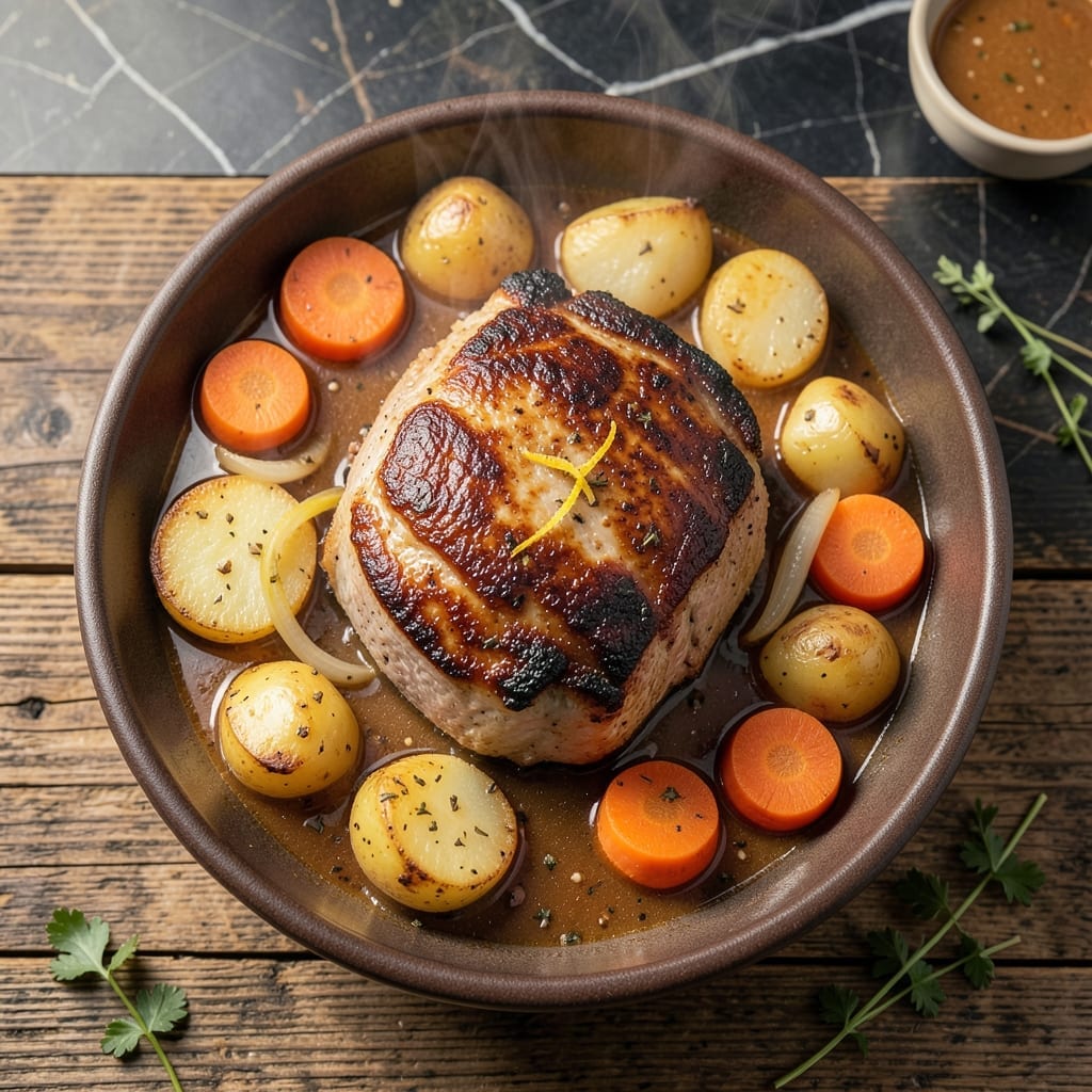 Pork Rump Roast Crock Pot Recipe: Fall-Off-The-Bone Smoky Richness Pork Rump Roast Crock Pot Recipe: Fall-Off-The-Bone Smoky Richness