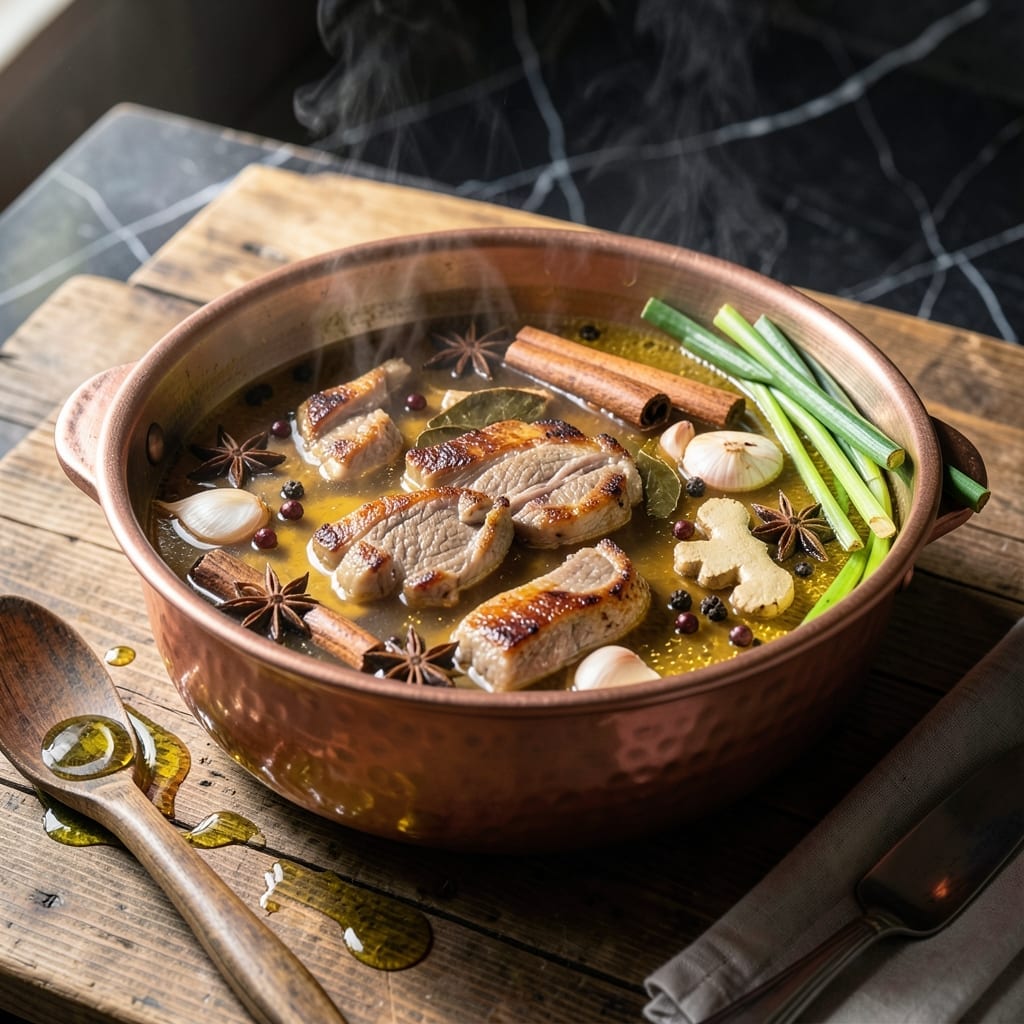 Mongolian Lamb Hot Pot Recipe: Spiced Broth and Tender Slices