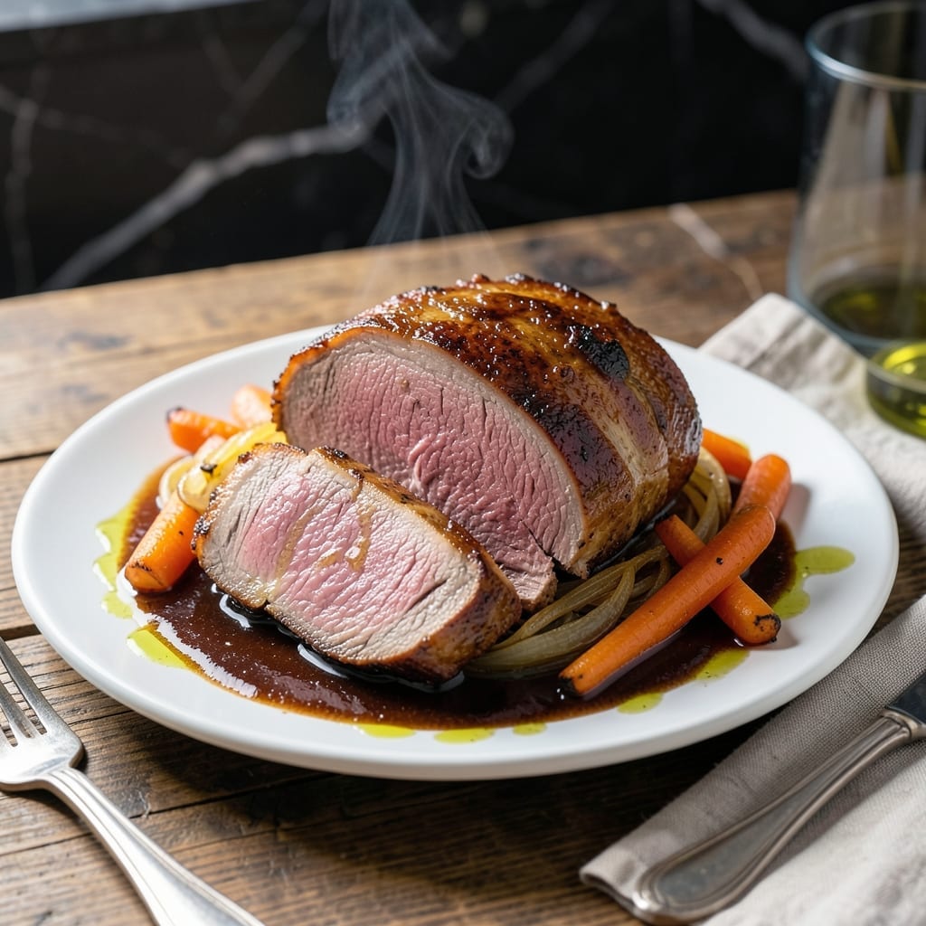 Fancy Pot Roast Recipe: Red Wine and Herb-Infused Elegance