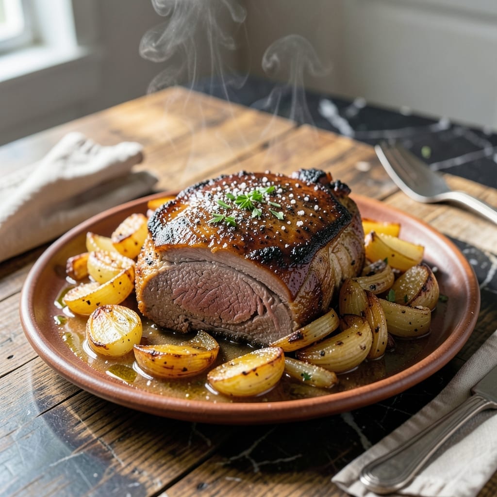 Savory Pot Roast Recipe: Red Wine and Herb Braised Indulgence