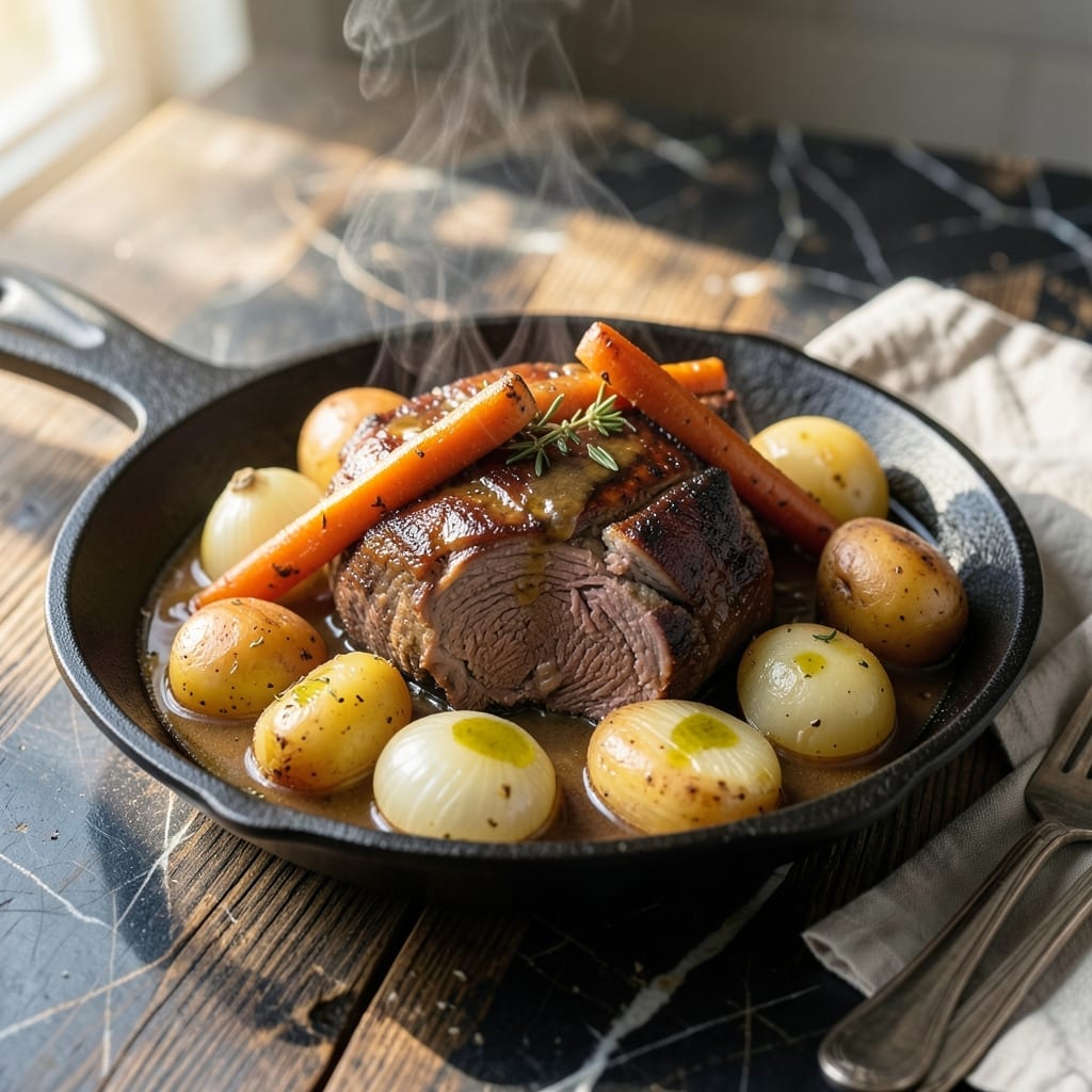 Southern Pot Roast Recipe Slow Cooker: All-Day Tender Beef With Root Vegetables