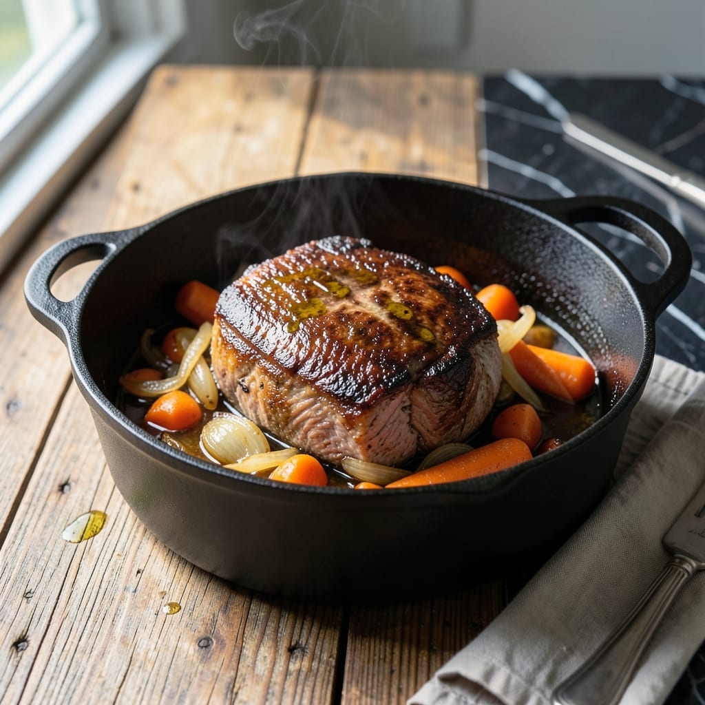 Top Round Pot Roast Recipe: Dutch Oven Savory Beef and Vegetables