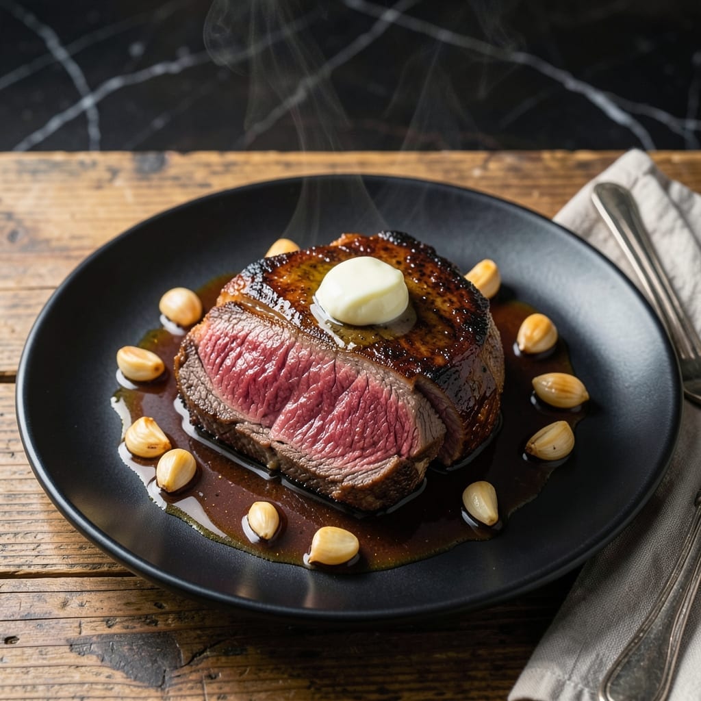 Rib Steak Crock Pot Recipe: Slow-Cooked Beef with Garlic Butter Finish Rib Steak Crock Pot Recipe: Slow-Cooked Beef with Garlic Butter Finish