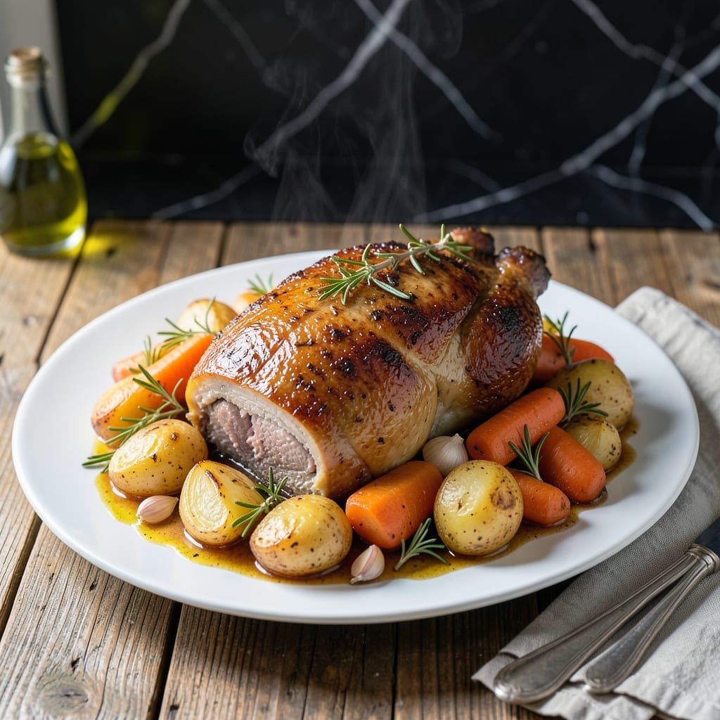Turkey Pot Roast Recipe Slow Cooker: Herb-Infused Tender Meat with Root Vegetables