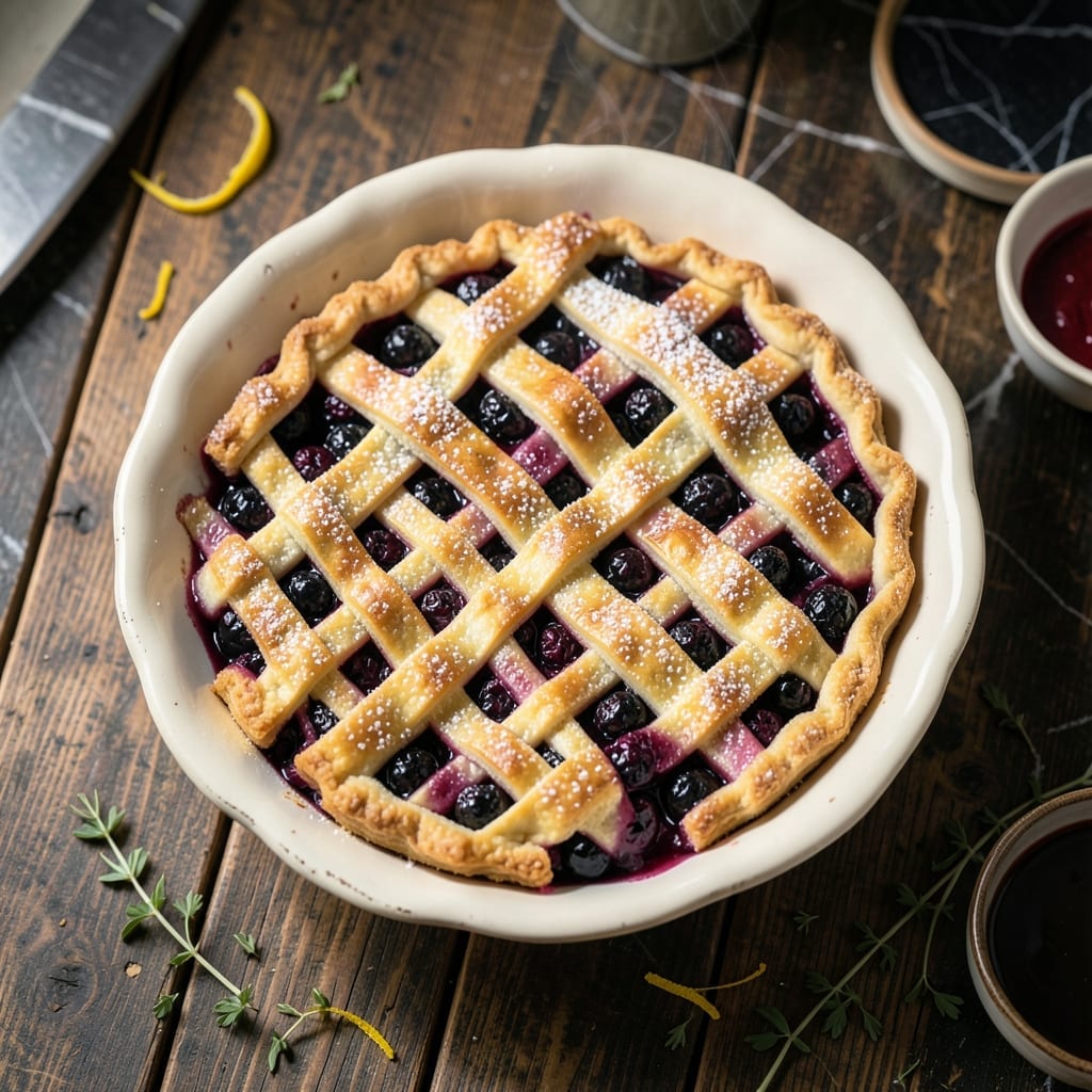 Blackberry Pot Pie Recipe: Bursting Berry Filling Under Flaky Crust