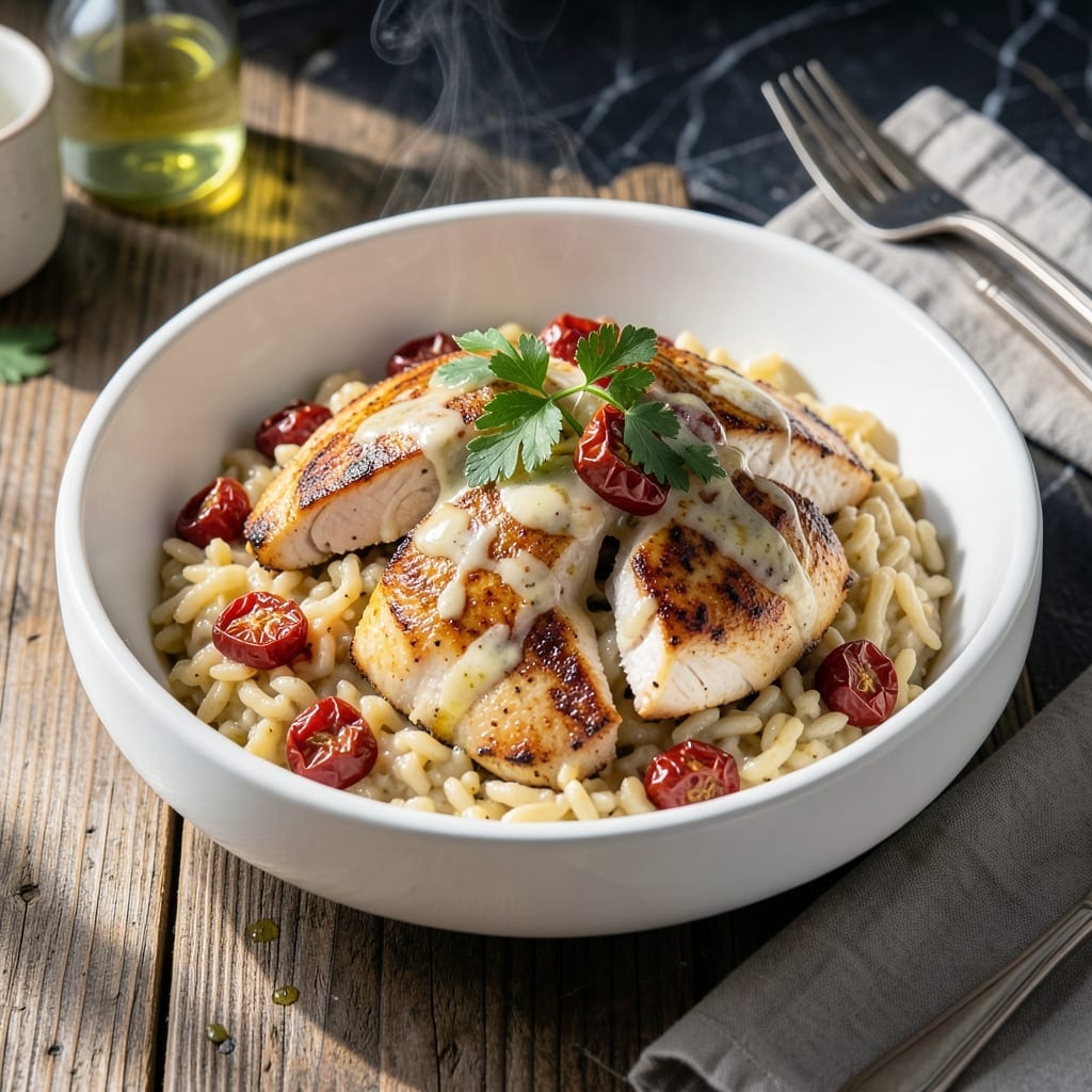 Marry Me Chicken Orzo One Pot Recipe: Creamy Parmesan Infusion Marry Me Chicken Orzo One Pot Recipe: Creamy Parmesan Infusion