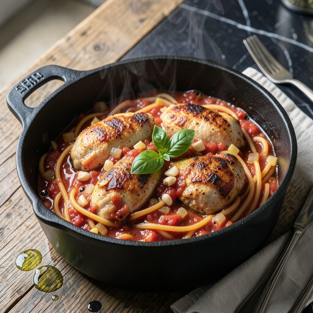 Chicken Spaghetti Sauce Crock Pot Recipe: Hands-Free Italian Comfort