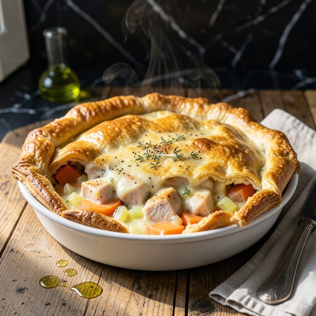 Chicken Pot Pie Recipe Real Simple: Buttery Crust Over Savory Herb Filling