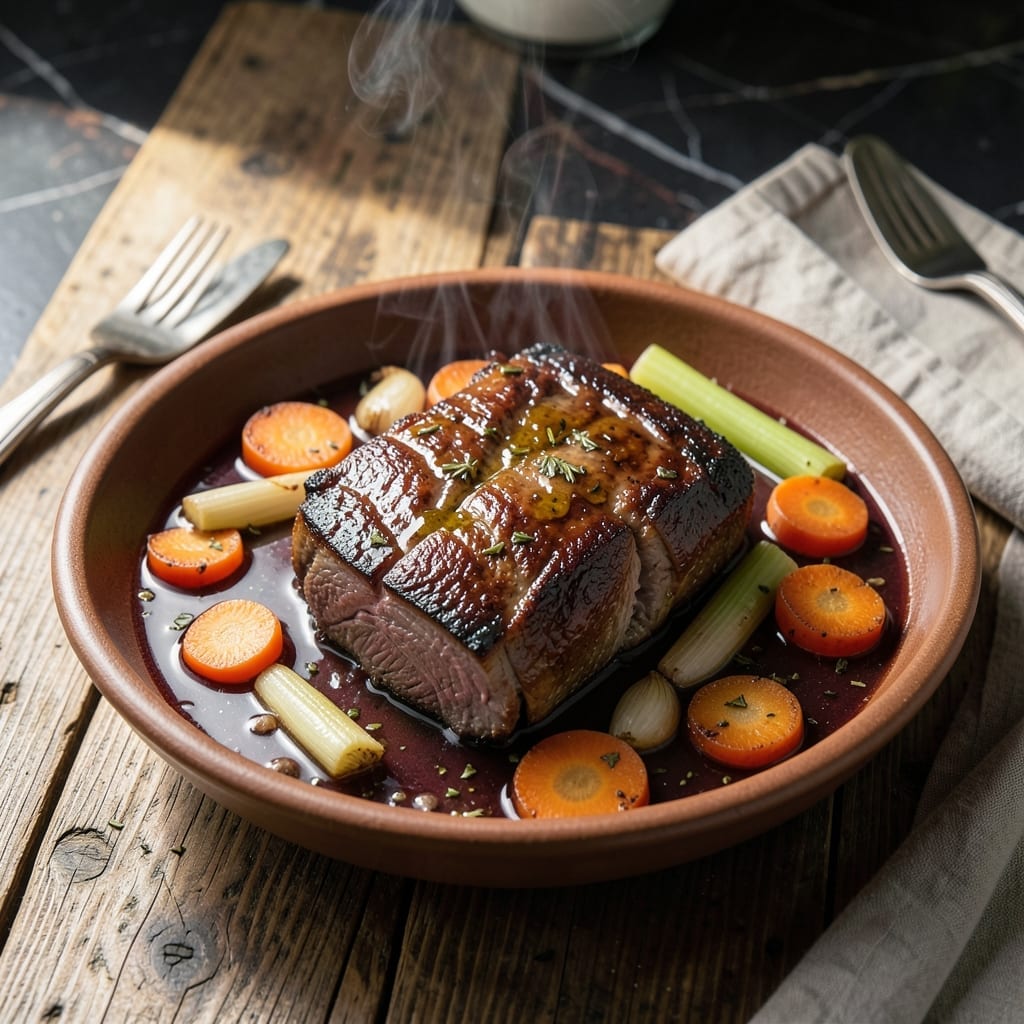 Venison Shoulder Roast Crock Pot Recipe: Wild Game Richness Slow Simmered