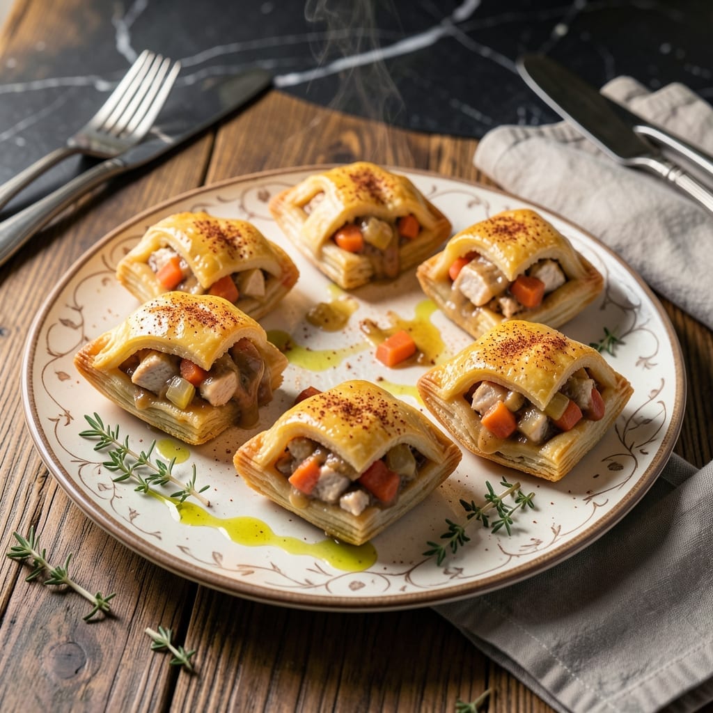 Chicken Pot Pie Bites Recipe: Mini Comfort With Flaky Crust
