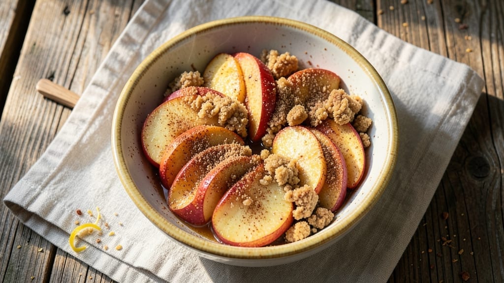 2-Serving Apple Crumble Recipe: Warm Spice Crunch in Under 30 Minutes