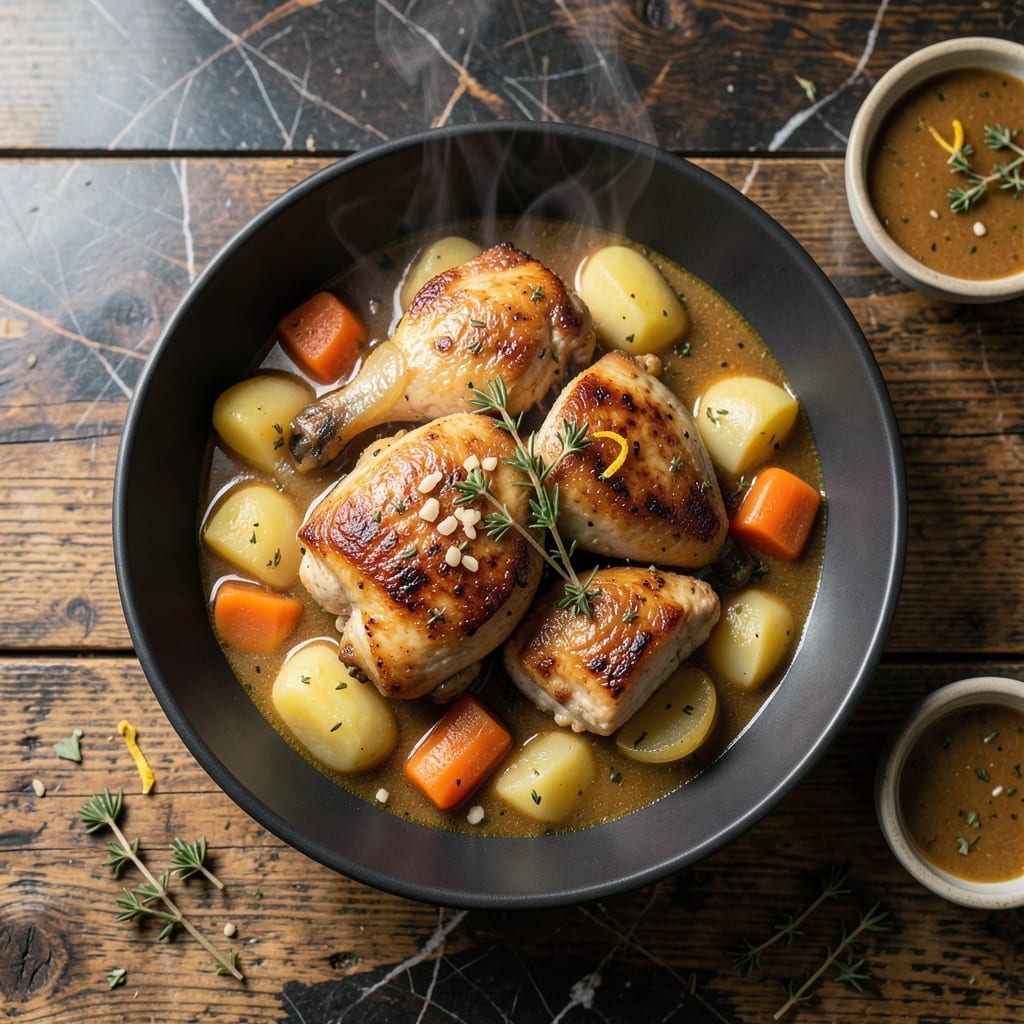 Chicken Pot Stew Recipe: Rustic Simmered Warmth in Every Bowl