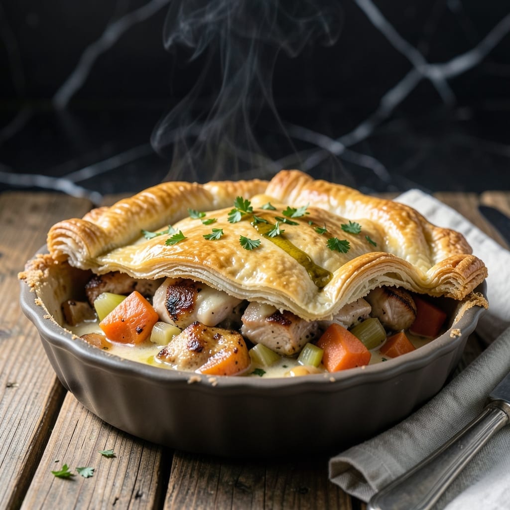 Smoked Chicken Pot Pie Recipe: Flaky Crust With Smoky Depth