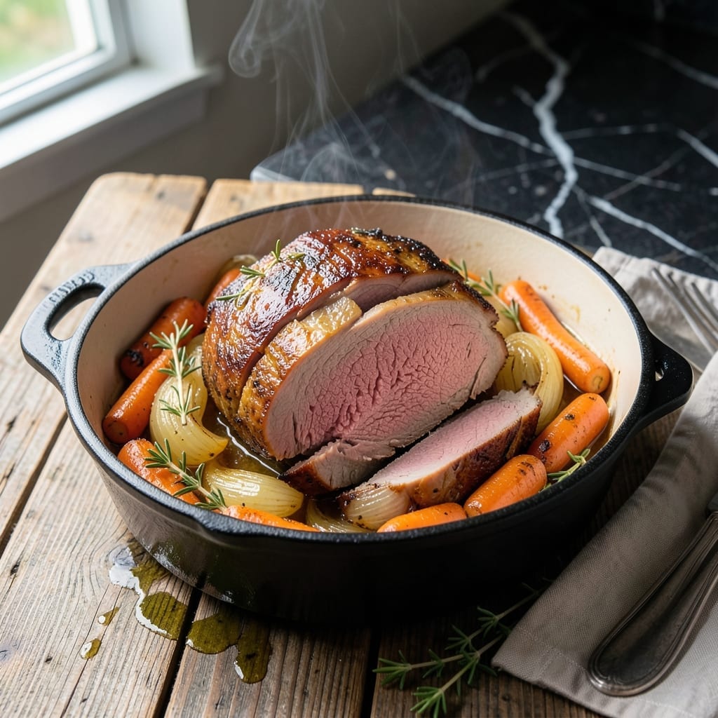 Inside Round Pot Roast Recipe: Dutch Oven Braised to Juicy Richness